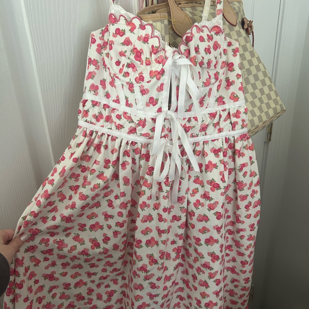 For Love and Lemons Baby Blooms Slip Dress